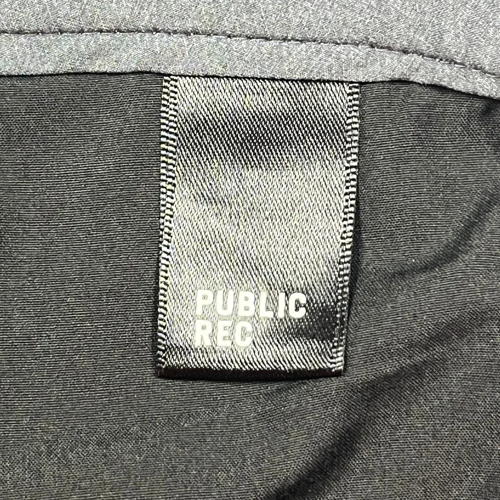 Public Rec Workday Pants Mens 38x32 Grey Straight Leg Stretch Performance Chino